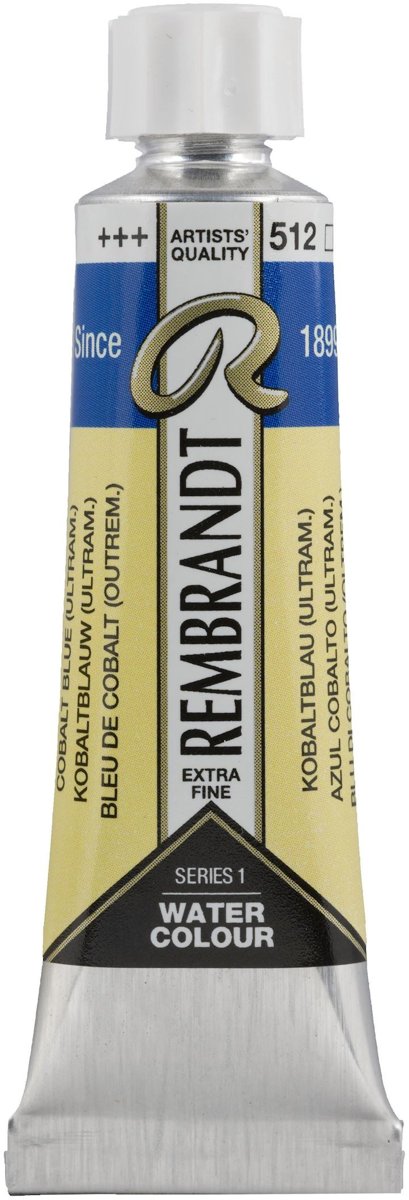 Rembrandt Water Colour tube 10ml | Cobalt Blue Ultram. (512)